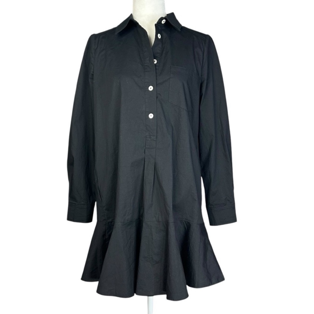 NWOT Tuckernuck Small Women's Black
Callahan Dress Ruffle Hem Swing Oversized - Picture 2 of 13